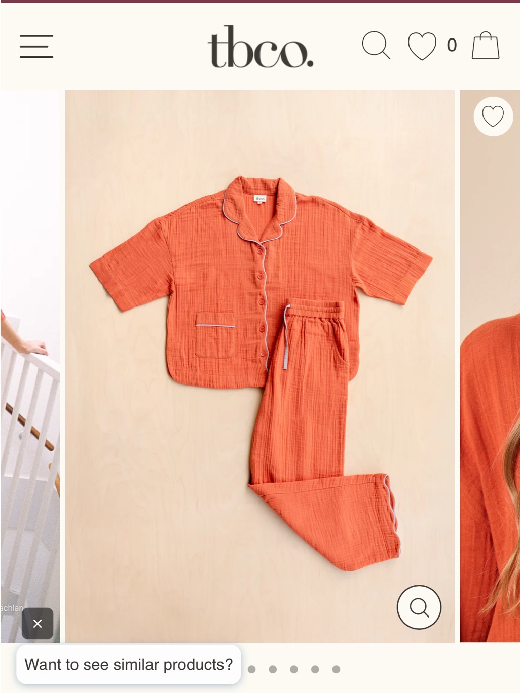 Tbco Long Cotton Pajama Set — image 2 of 8